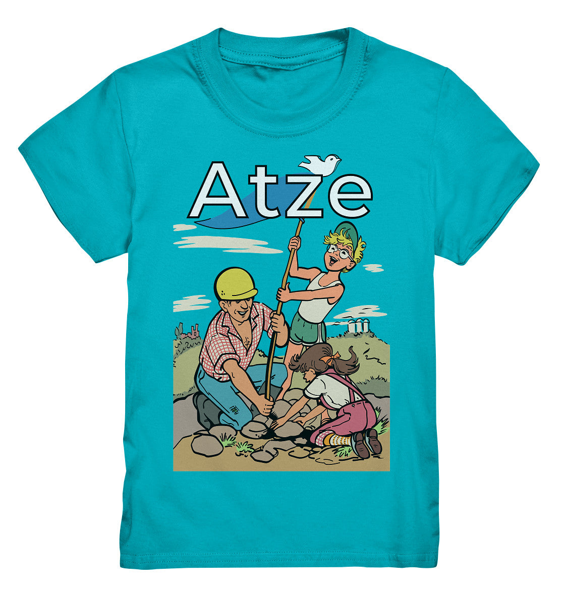 KINDER PREMIUM SHIRT • ATZE - TITEL FRIEDENSFLAGGE