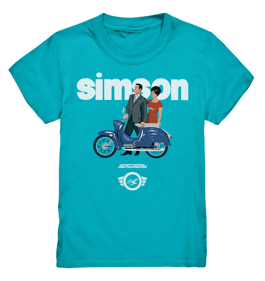 KINDER PREMIUM SHIRT • SIMSON SCHWALBE - ORIGINAL WERBUNG 1964