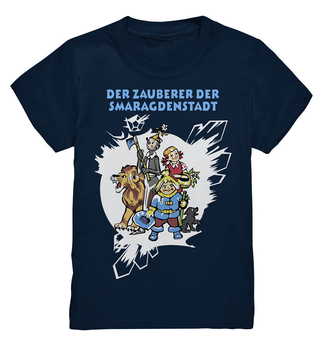 KINDER PREMIUM SHIRT • WOLKOW - DER ZAUBERER DER SMARAGDENSTADT