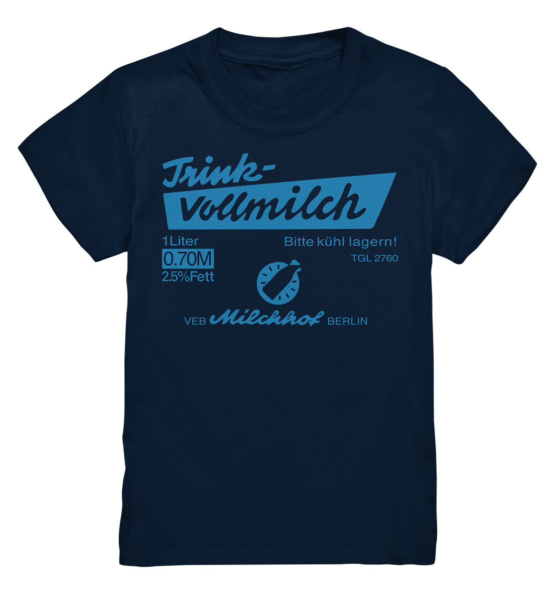 KINDER PREMIUM SHIRT • TRINK-VOLLMILCH - hell