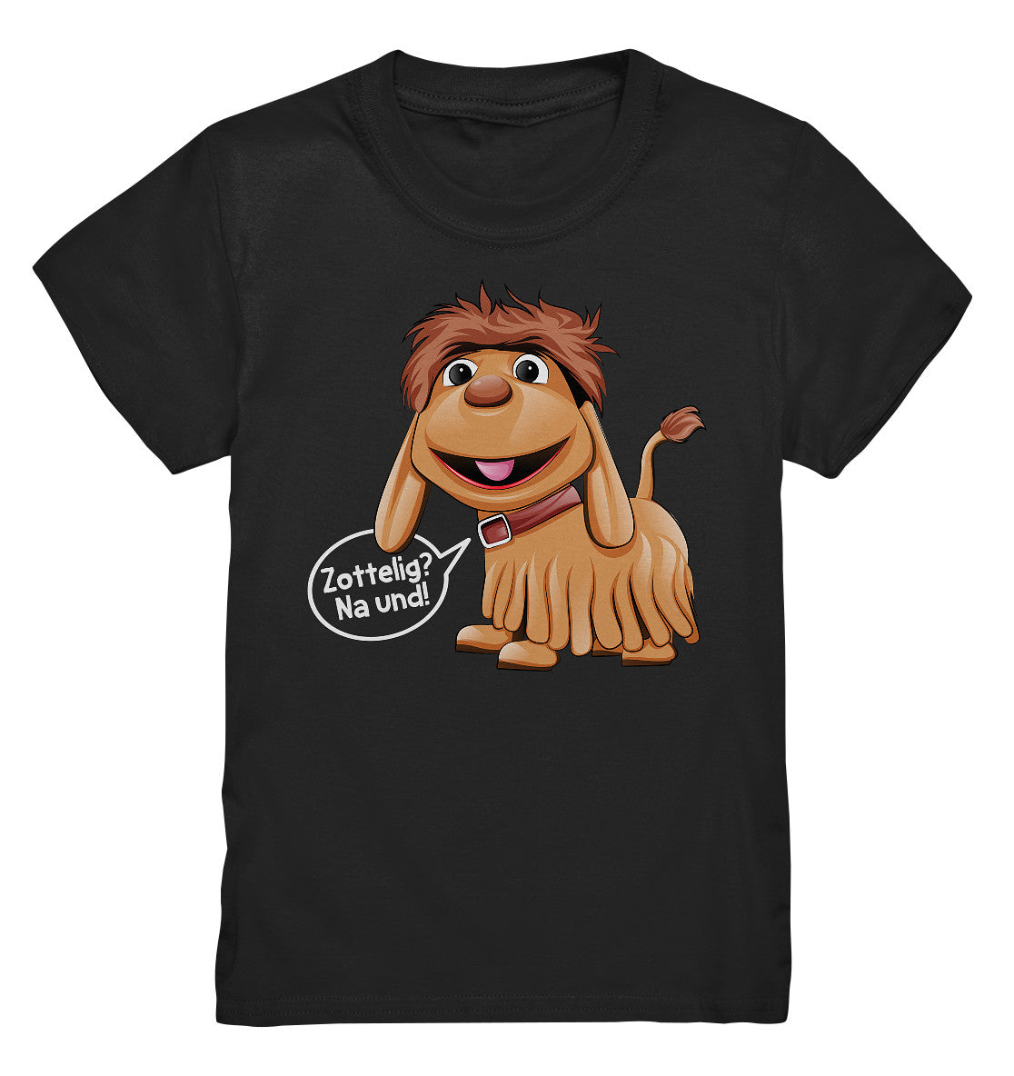 KINDER PREMIUM SHIRT • UNSER SANDMÄNNCHEN - MOPPI - ZOTTELIG? NA UND!