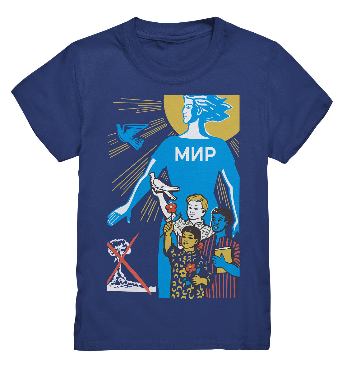 KINDER PREMIUM SHIRT • MIR - FRIEDEN (ORIGINAL-PLAKAT)