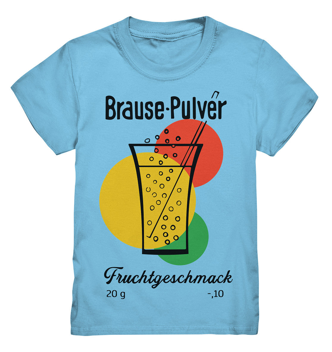 KINDER PREMIUM SHIRT • BRAUSE-PULVER FRUCHTGESCHMACK