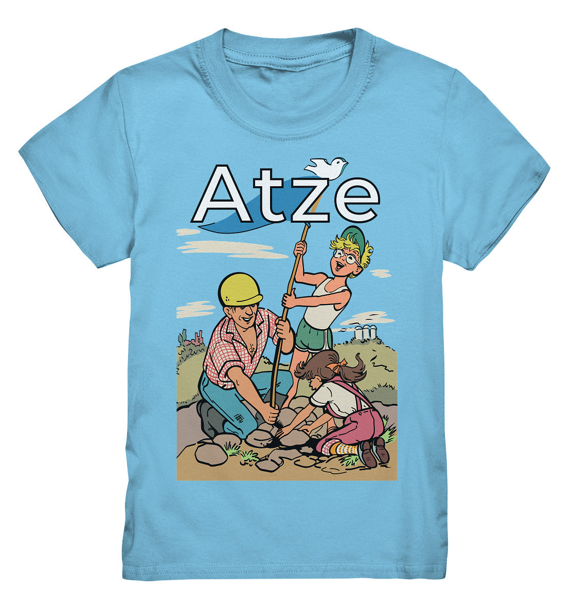 KINDER PREMIUM SHIRT • ATZE - TITEL FRIEDENSFLAGGE