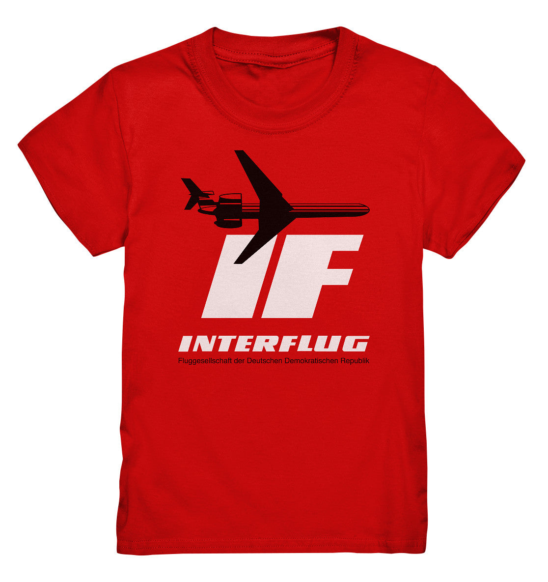 KINDER PREMIUM SHIRT • IF - INTERFLUG DDR - ORIGINAL WERBUNG