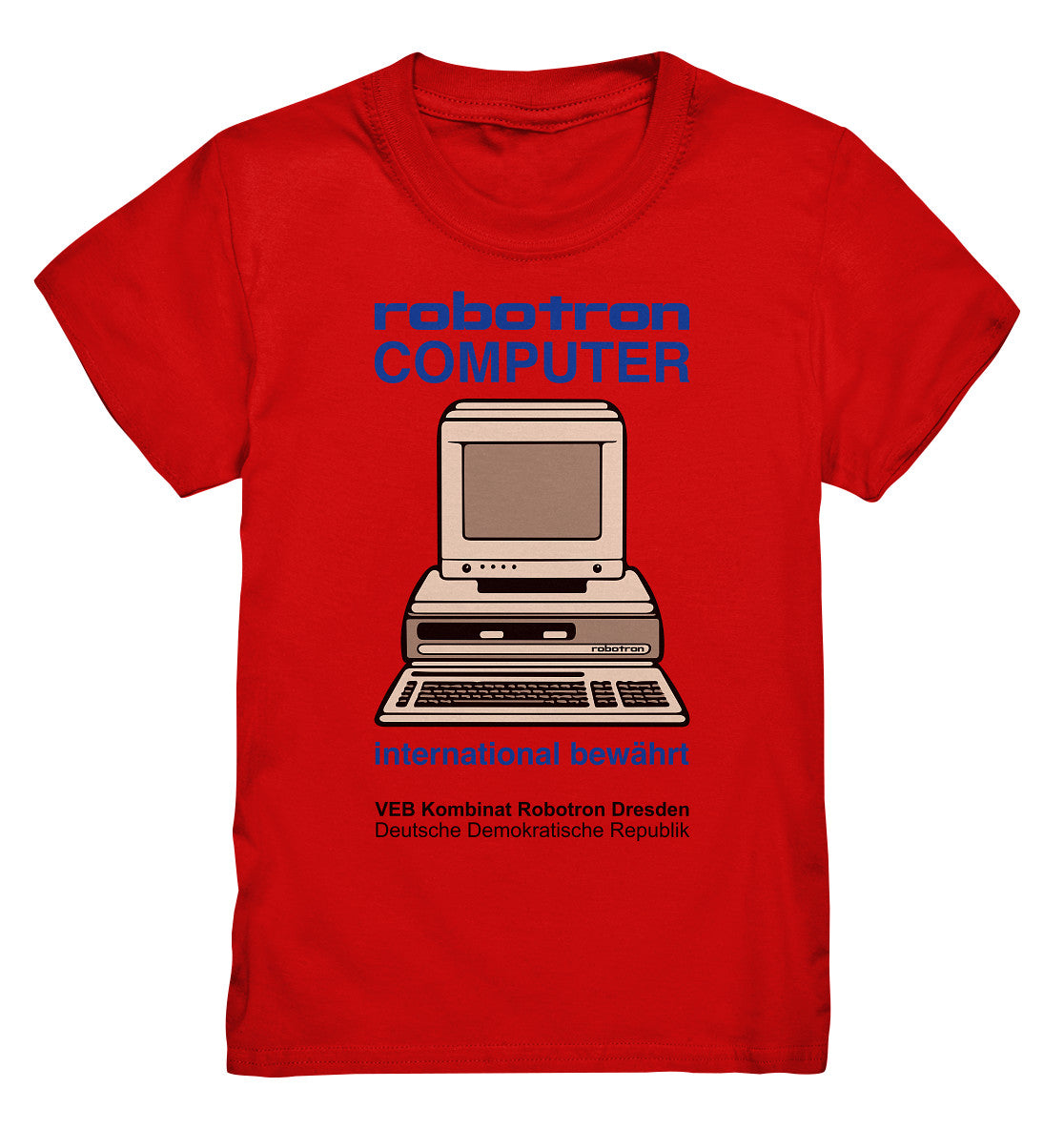 KINDER PREMIUM SHIRT • ROBOTRON COMPUTER DRESDEN