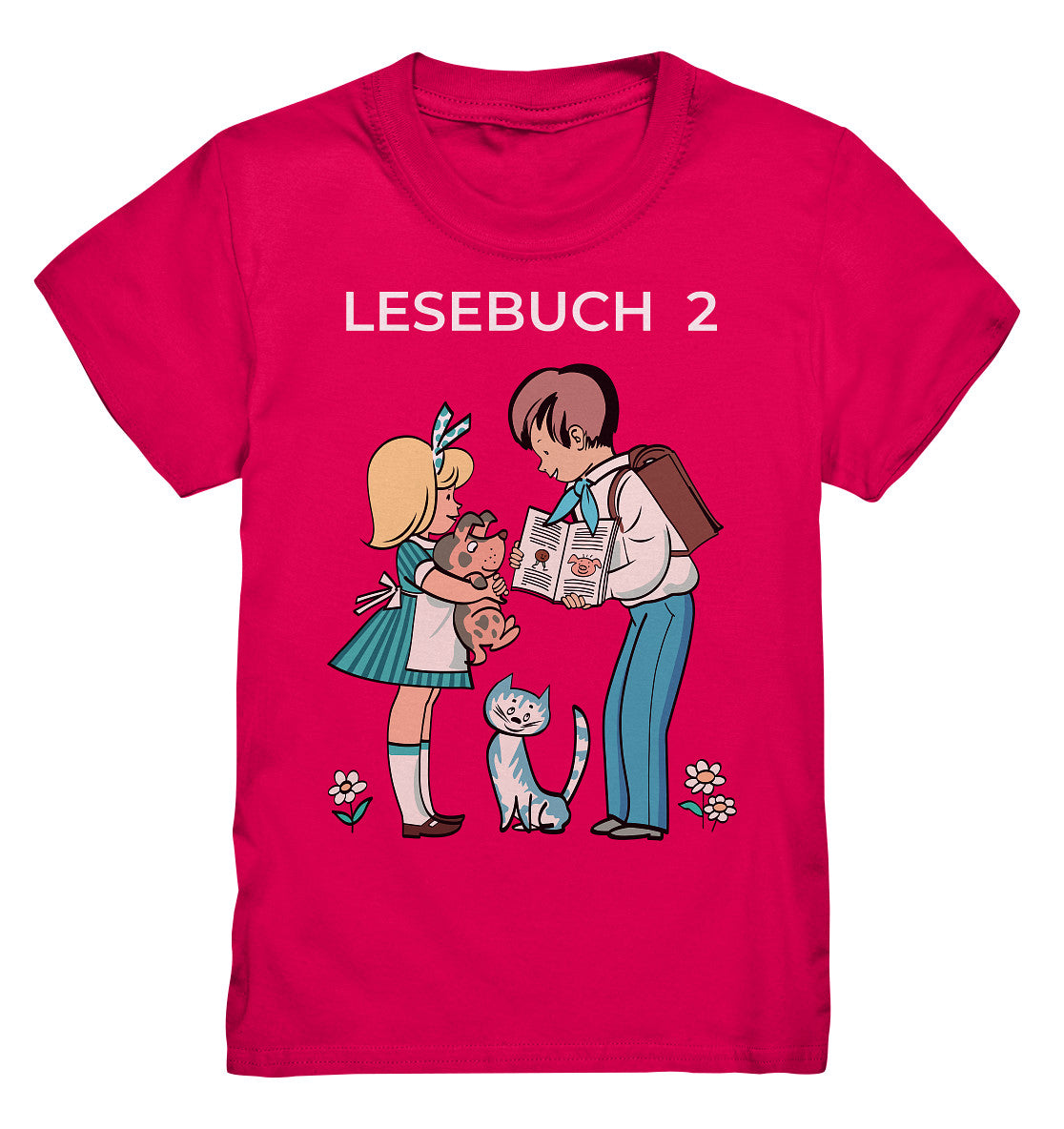 KINDER PREMIUM SHIRT • LESEBUCH 2. KLASSE DDR