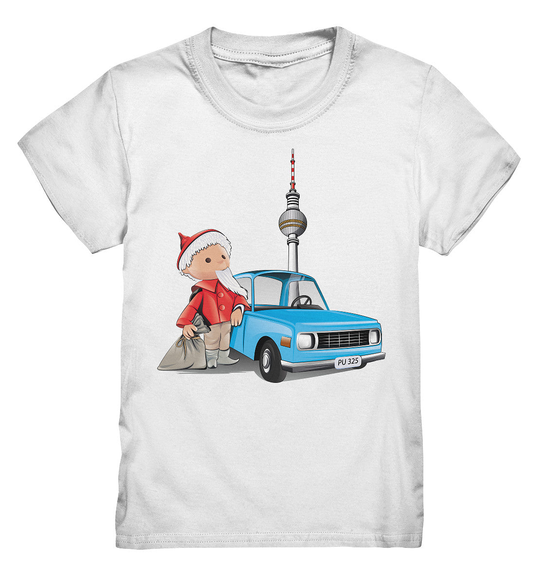 KINDER PREMIUM SHIRT • UNSER SANDMÄNNCHEN - MIT WARTBURG IN BERLIN (PU-325)