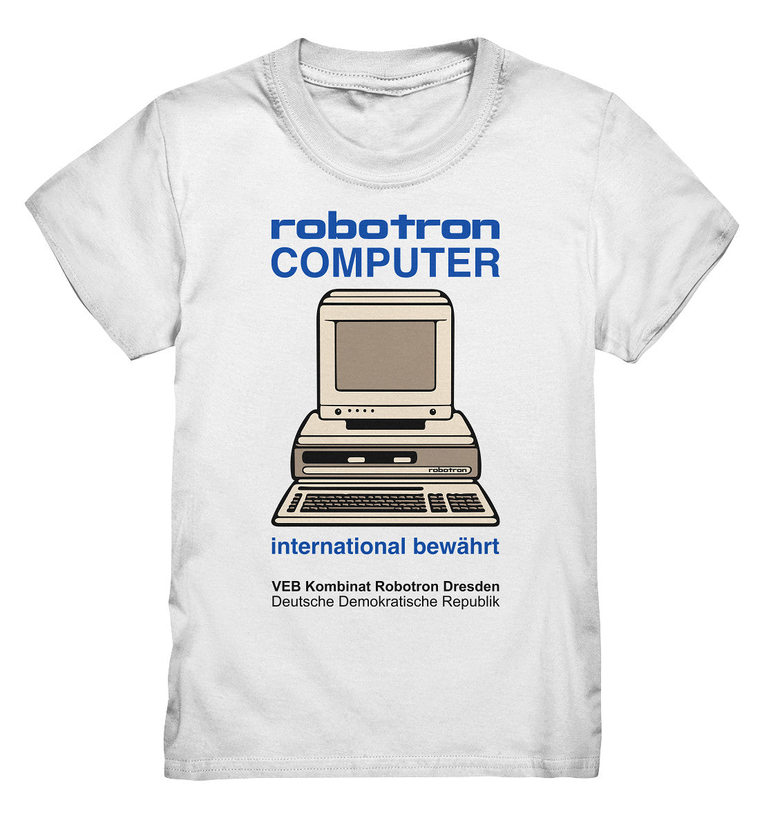 KINDER PREMIUM SHIRT • ROBOTRON COMPUTER DRESDEN