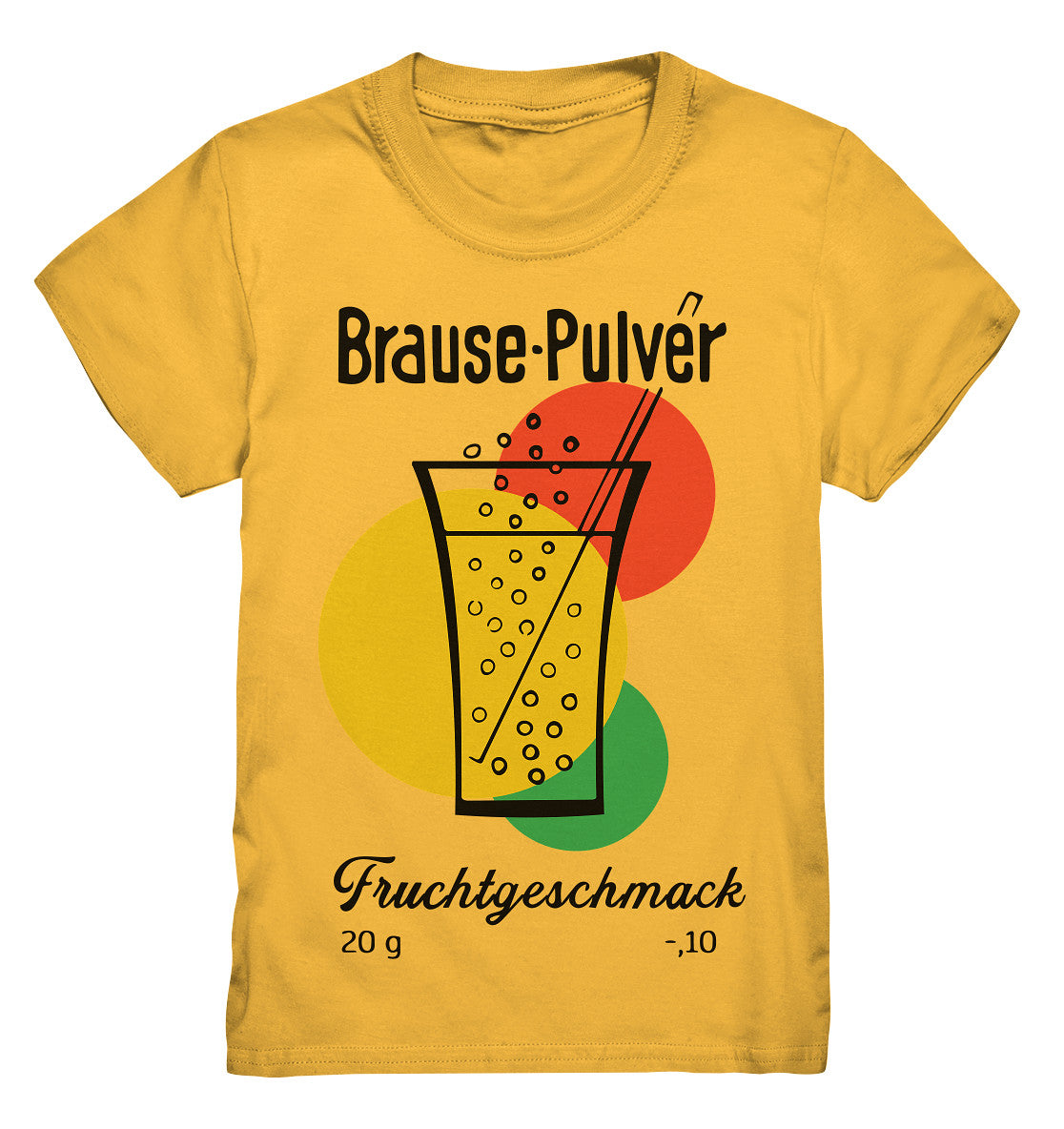 KINDER PREMIUM SHIRT • BRAUSE-PULVER FRUCHTGESCHMACK