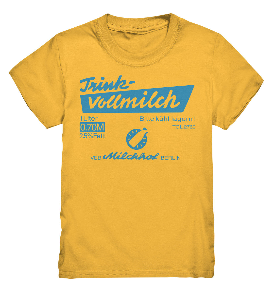 KINDER PREMIUM SHIRT • TRINK-VOLLMILCH - hell