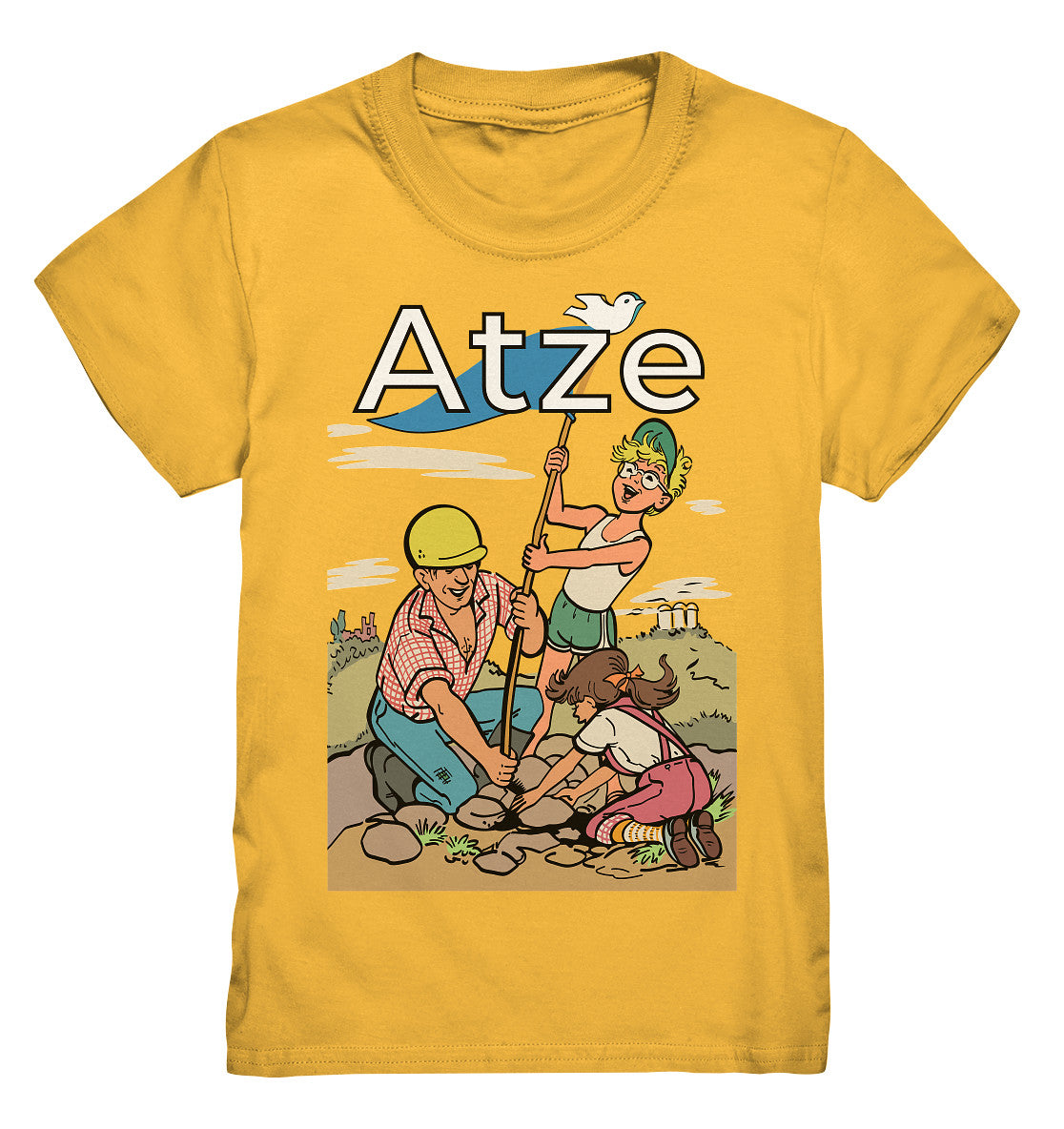 KINDER PREMIUM SHIRT • ATZE - TITEL FRIEDENSFLAGGE