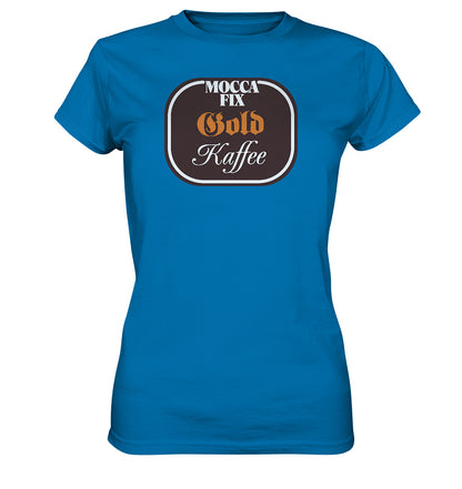 PREMIUM SHIRT MÄDELS • MOCCA FIX GOLD KAFFEE