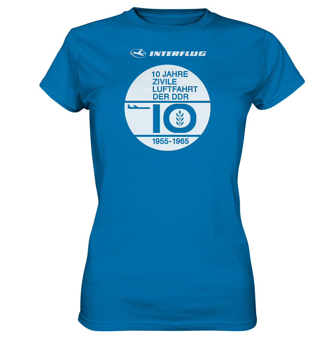 PREMIUM SHIRT MÄDELS • 10 JAHRE INTERFLUG