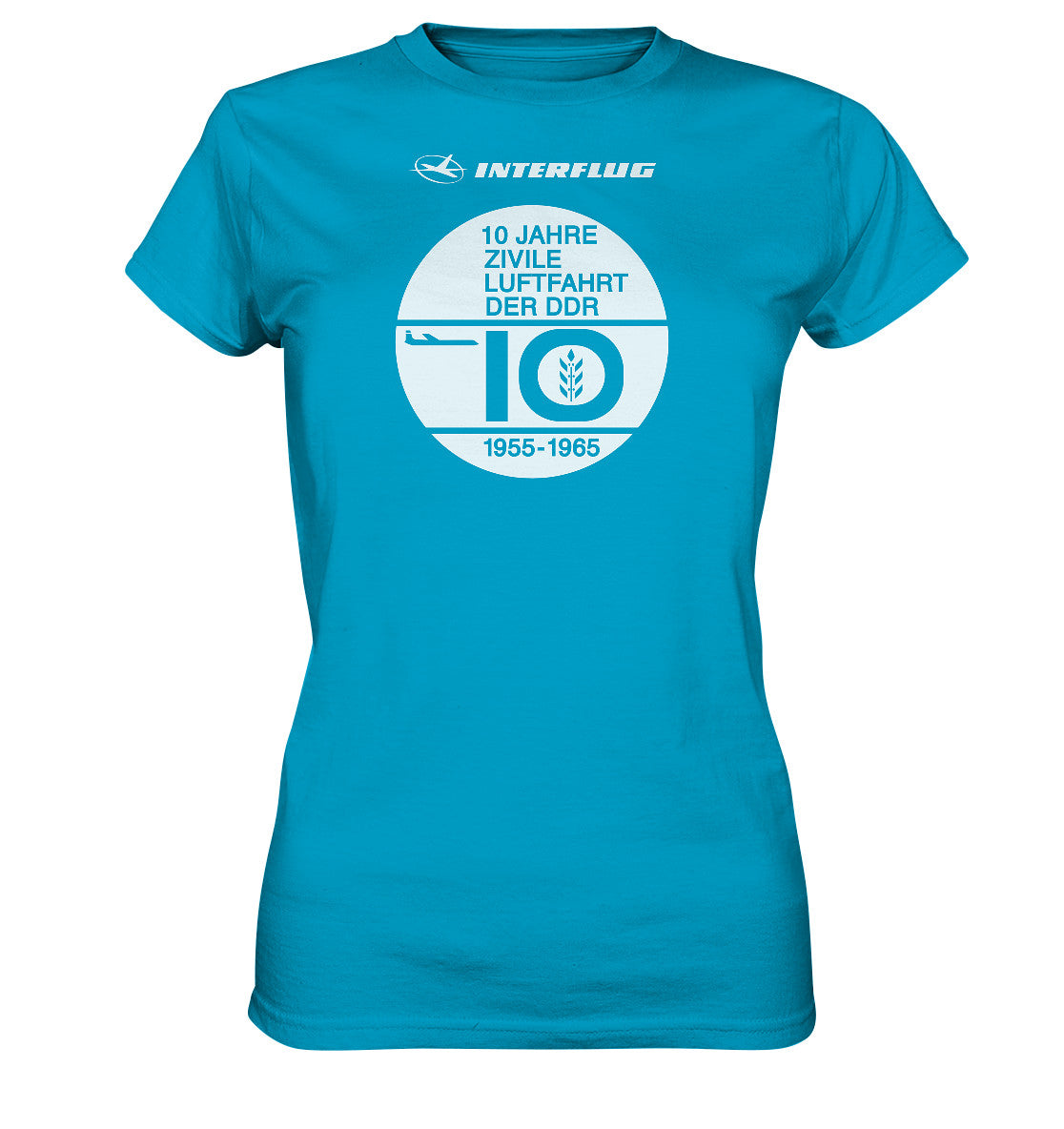 PREMIUM SHIRT MÄDELS • 10 JAHRE INTERFLUG