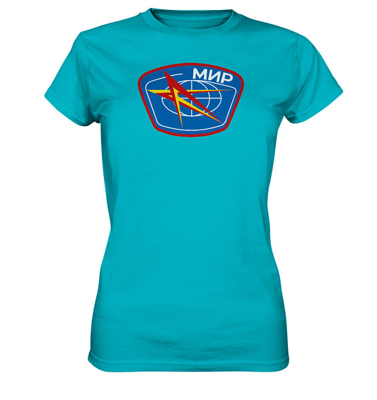 PREMIUM SHIRT MÄDELS • MIR - KOSMONAUTEN-BADGE