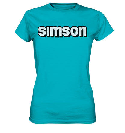 PREMIUM SHIRT MÄDELS • SIMSON - SCHRIFTZUG