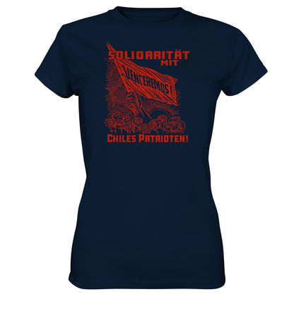 PREMIUM SHIRT MÄDELS • VENCEREMOS SOLIDARITÄT MIT CHILES PATRIOTEN