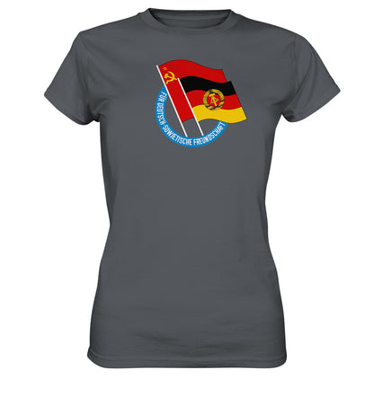 PREMIUM SHIRT MÄDELS • DEUTSCH SOWJETISCHE FREUNDSCHAFT - dunkel