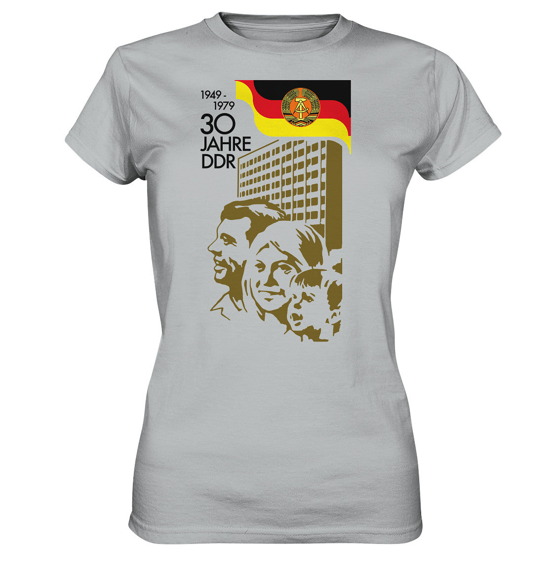 PREMIUM SHIRT MÄDELS • 30 JAHRE DDR - BRIEFMARKE