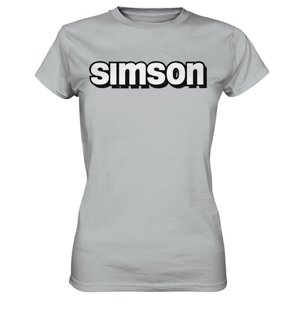 PREMIUM SHIRT MÄDELS • SIMSON - SCHRIFTZUG