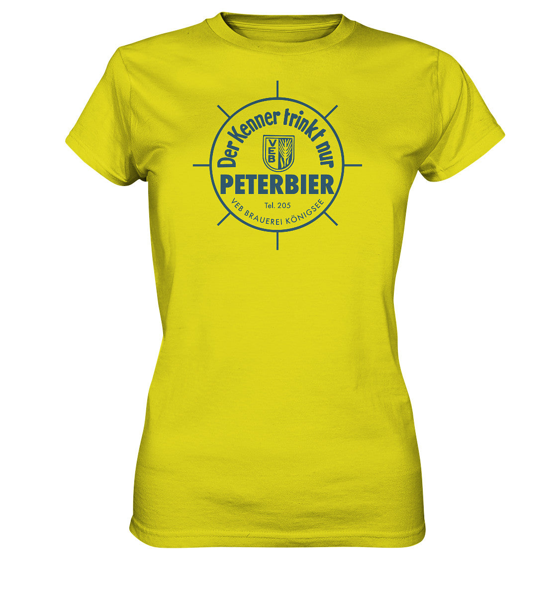 PREMIUM SHIRT MÄDELS • PETERBIER - VEB BRAUEREI KÖNIGSEE