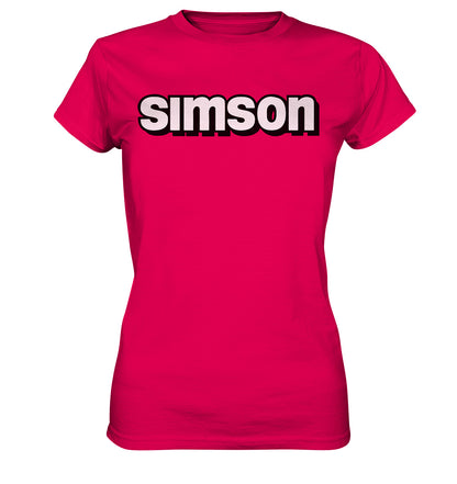 PREMIUM SHIRT MÄDELS • SIMSON - SCHRIFTZUG