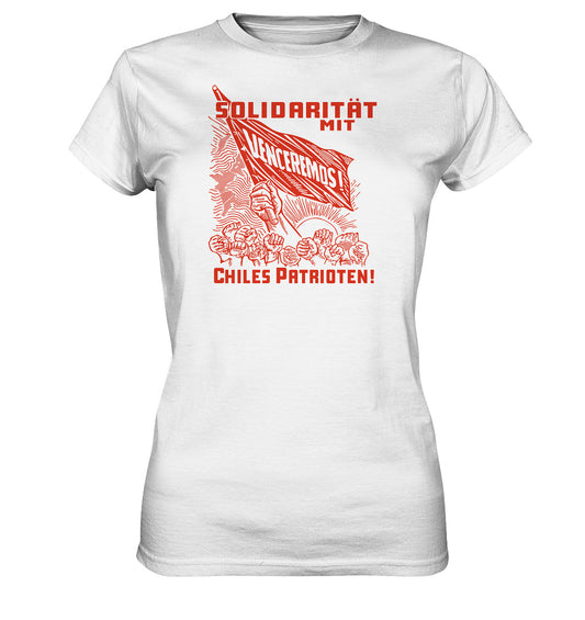 PREMIUM SHIRT MÄDELS • VENCEREMOS SOLIDARITÄT MIT CHILES PATRIOTEN