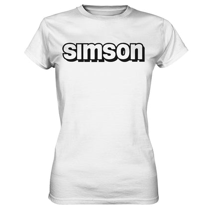 PREMIUM SHIRT MÄDELS • SIMSON - SCHRIFTZUG