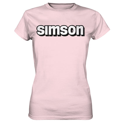 PREMIUM SHIRT MÄDELS • SIMSON - SCHRIFTZUG