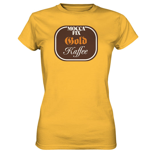 PREMIUM SHIRT MÄDELS • MOCCA FIX GOLD KAFFEE