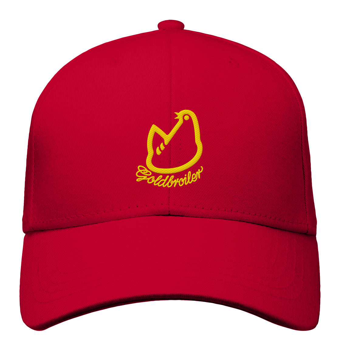 ORGANIC BASEBALLCAP BESTICKT • GOLDBROILER