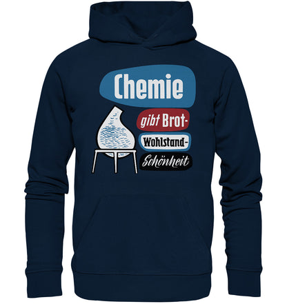 PREMIUM ORGANIC HOODIE UNISEX • CHEMIE GIBT BROT - LEUNA-WERKE