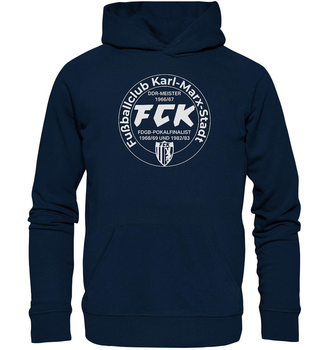 PREMIUM ORGANIC HOODIE UNISEX • FCK FUSSBALLCLUB KARL-MARX-STADT