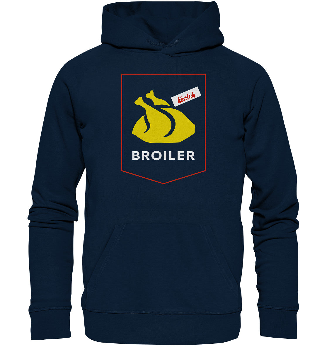 PREMIUM ORGANIC HOODIE UNISEX • BROILER LOGO