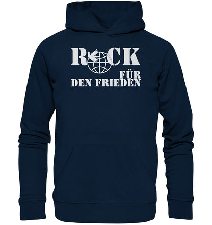 PREMIUM ORGANIC HOODIE UNISEX • ROCK FÜR DEN FRIEDEN - MUSIKFESTIVAL