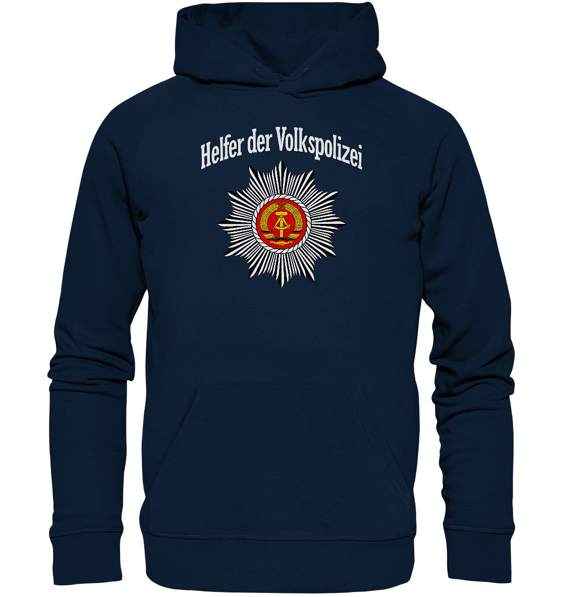 PREMIUM ORGANIC HOODIE UNISEX • HELFER DER VOLKSPOLIZEI