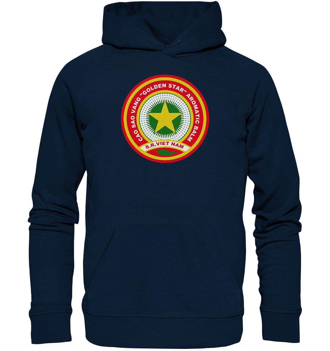 PREMIUM ORGANIC HOODIE UNISEX • VIETNAMESISCHE SALBE GOLDEN STAR