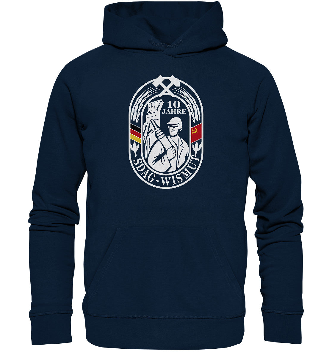 PREMIUM ORGANIC HOODIE UNISEX • 10 JAHRE SDAG WISMUT