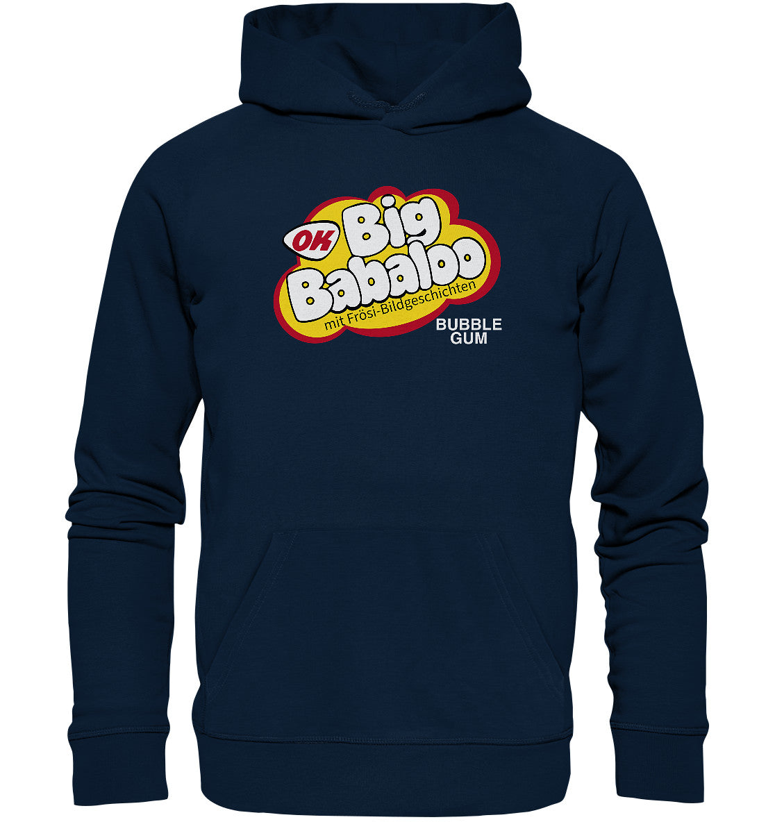 PREMIUM ORGANIC HOODIE UNISEX • BIG BABALOO - FRÖSI-KAUGUMMI