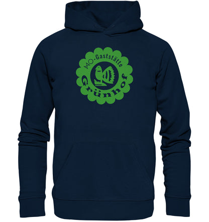 PREMIUM ORGANIC HOODIE UNISEX • HO GASTSTÄTTE GRÜNHOF