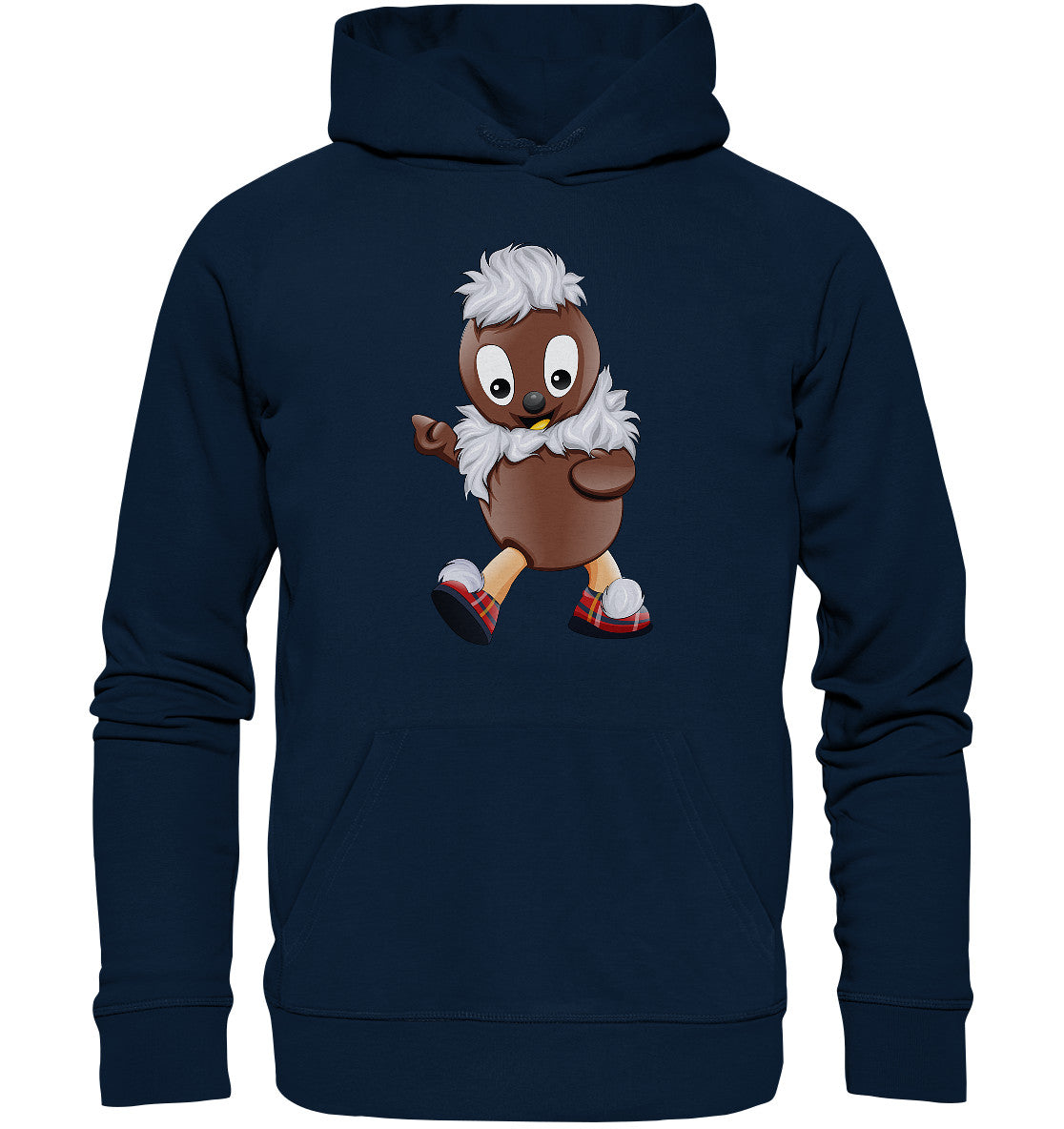 PREMIUM ORGANIC HOODIE UNISEX • UNSER SANDMÄNNCHEN - PITTIPLATSCH MACHT LAUNE