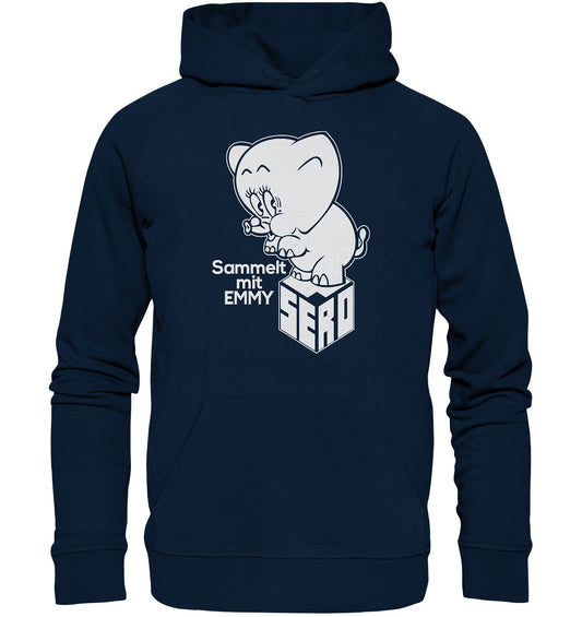 PREMIUM ORGANIC HOODIE UNISEX • SERO - SAMMELT MIT EMMY - hell