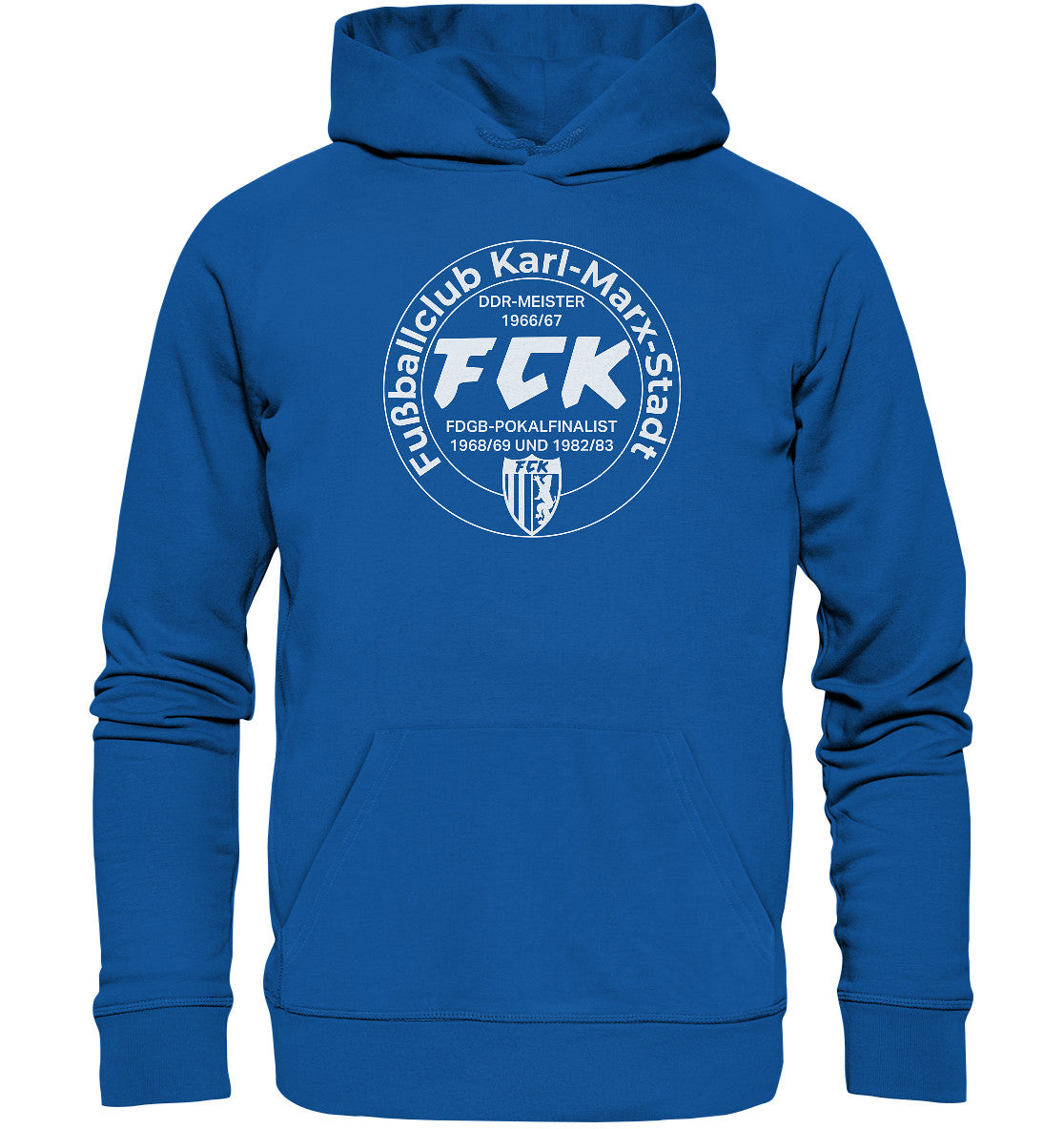 PREMIUM ORGANIC HOODIE UNISEX • FCK FUSSBALLCLUB KARL-MARX-STADT