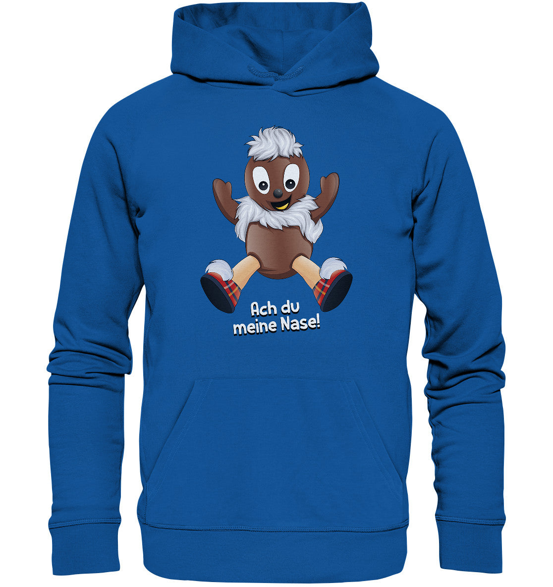 PREMIUM ORGANIC HOODIE UNISEX • UNSER SANDMÄNNCHEN - PITTIPLATSCH - ACH DU MEINE NASE!