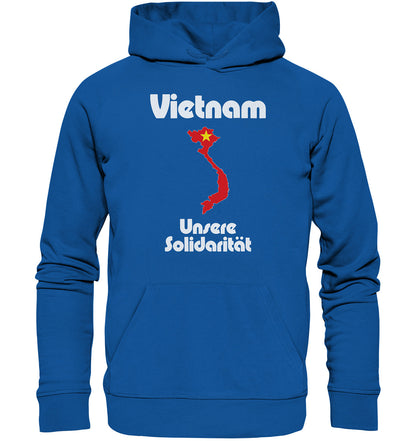 PREMIUM ORGANIC HOODIE UNISEX • SOLIDARITÄT MIT VIETNAM