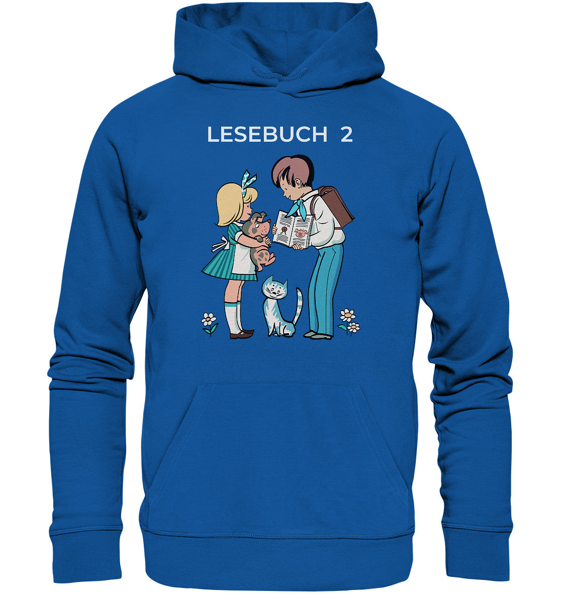 PREMIUM ORGANIC HOODIE UNISEX • LESEBUCH 2. KLASSE DDR