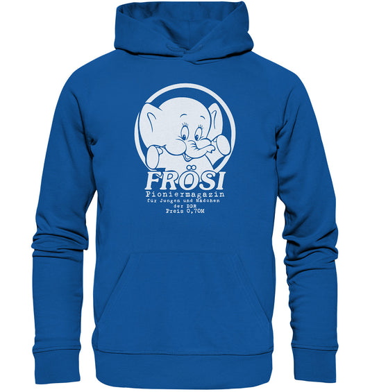 PREMIUM ORGANIC HOODIE UNISEX • FRÖSI PIONIERMAGAZIN