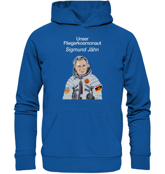 PREMIUM ORGANIC HOODIE UNISEX • UNSER FLIEGERKOSMONAUT SIGMUND JÄHN