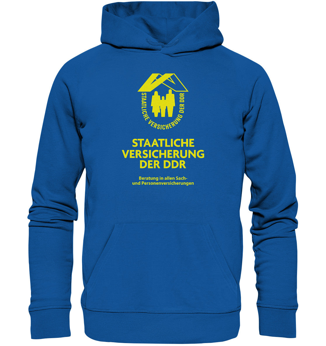 PREMIUM ORGANIC HOODIE UNISEX • STAATLICHE VERSICHERUNG DER DDR